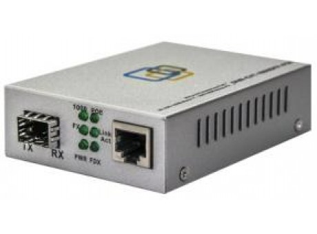 Медиаконвертер 10/100/1000-Base-T / 100/1000Base-FX с SFP-портом (SNR-CVT-1000SFP)