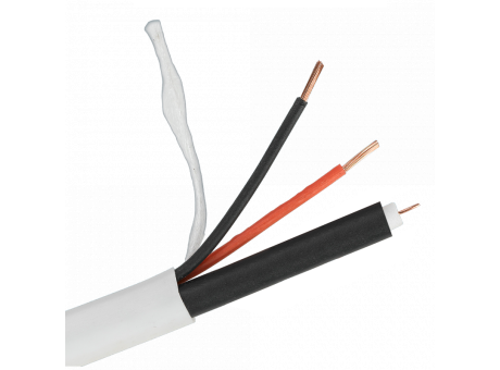 РК 75+2х0,5 (48) PVC кабель комбинированный для видеонаблюдения, для внутренней прокладки, м