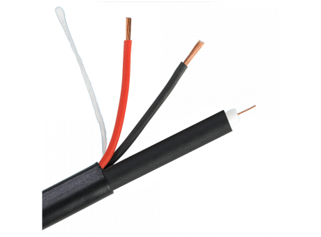 РК 75+2х0,75 (48) PE кабель комбинированный для видеонаблюдения, для внешней прокладки, м