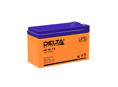 АКБ Delta HR 12-7.2 герметичный, свинцово-кислотный 12В, 7.2Ач, д.151 х ш.65 х в.94мм