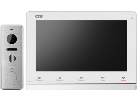 Комплект видеодомофона CTV-DP4101AHD W