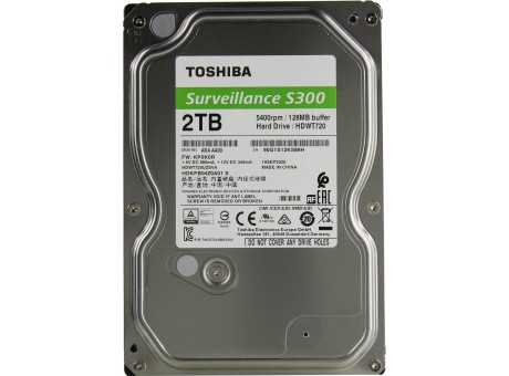 2Тб Жесткий диск Toshiba HDWT720UZSVA 5400RPM Sata-III Surveillance S300 128Mb