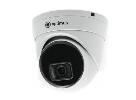 Уличная видеокамера Optimus Basic IP-P042.1(2.8)MD 2.8мм, 2МП, купольная, ИК-30м, 256Gb, микр.,IP66