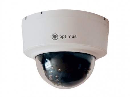 Внутренняя IP-видеокамера Optimus P-E022.1(2.8)PE_V.1 2.8мм, 3Мп, купольная, ИК-20м