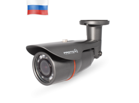 Уличная видеокамера Proto AHD-2W-SN20V212IR 2.8-12мм, 2 Мп, цилиндрическая, черная, ИК-30м, IP66