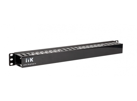 Кабельный органайзер ITK (CO05-1PC) 1U шир.:19" глуб.:60мм