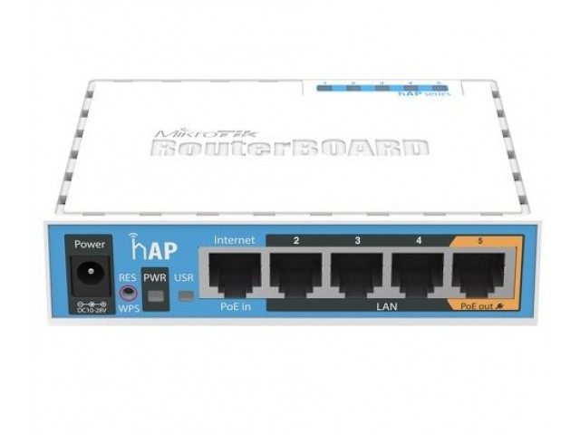 Маршрутизатор Mikrotik hAP RB951Ui-2ND Маршрутизатор Mikrotik hAP RB951Ui-2ND