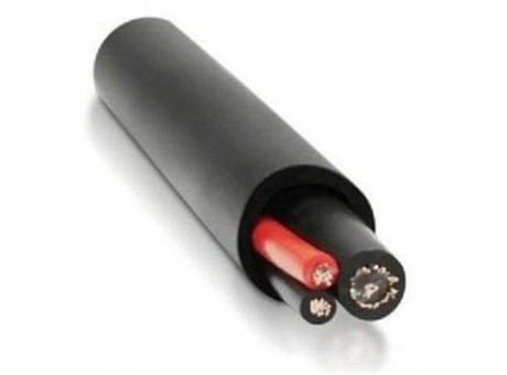 КВК 2П2х0,75 (ГОСНИП) кабель комбинированный для внешней прокладки, медь, черный
