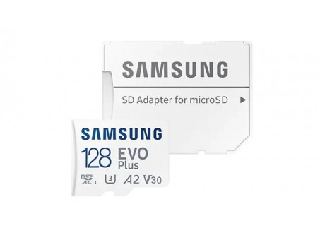 Карта памяти Samsung EVO Plus microSDXC 128 ГБ [MB-MC128SA/EU] + adapter