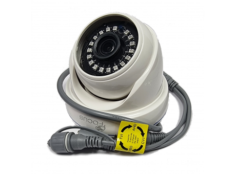 Внутренняя видеокамера FOCUS AC-D01-323V30E-IR 3.6мм, 2Мп, купольная, пластик