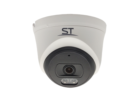 IP-камера ST-SK2500 TOWN, внутр., купол., 2,8мм,ИК 30м, металл+плас, аудио вход/выход, микрофон, PoE