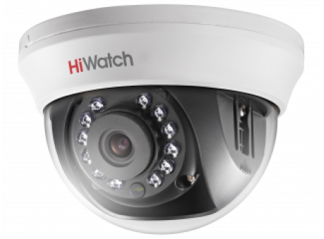 Уличная видеокамера HiWatch DS-T201(B) 2.8мм, 2Мп, купольная, EXIR-20м