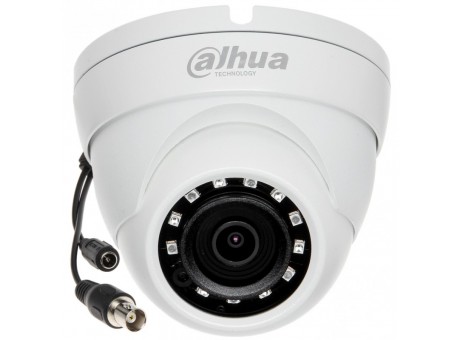 Уличная видеокамера DAHUA DH-HAC-HDW1220MP-0280B 2.8мм, 2 Мп, шар в стакане, ИК-30м, IP67