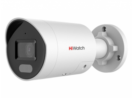 IP-камера HiWatch IPC-B042C-G2/UL 2.8мм, 4Мп, цилиндр., микрофон, ColorVu, LED-40м, MicroSD, IP67