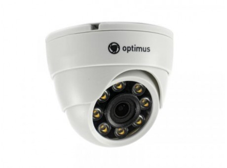 Видеокамера Optimus AHD-H025.0(2.8)F, 5Мпикс, внутренняя купольная