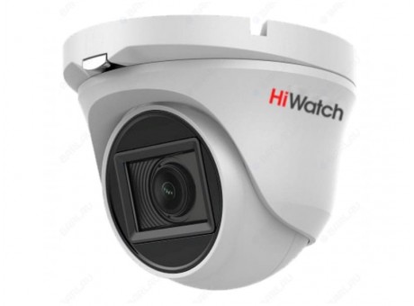 Уличная видеокамера HiWatch DS-T803(B) (2.8 mm) 8Мп купольная  HD-TVI камера