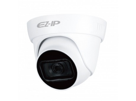 Уличная видеокамера EZ-IP EZ-HAC-T5B20P-A-0280B 2.8мм, 2Мп, купольная с микрофоном, ИК-30м, IP67