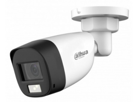 Уличная видеокамера Dahua DH-HAC-HFW1500CLP-IL-A-0280B-S2, 2.8мм, 5 Мп, цилиндр., Dual Light, IP67
